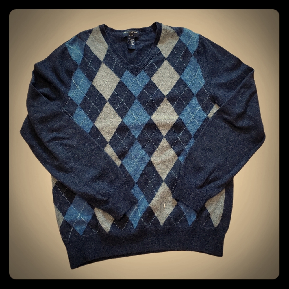 Men's Merino Argyle Sweater